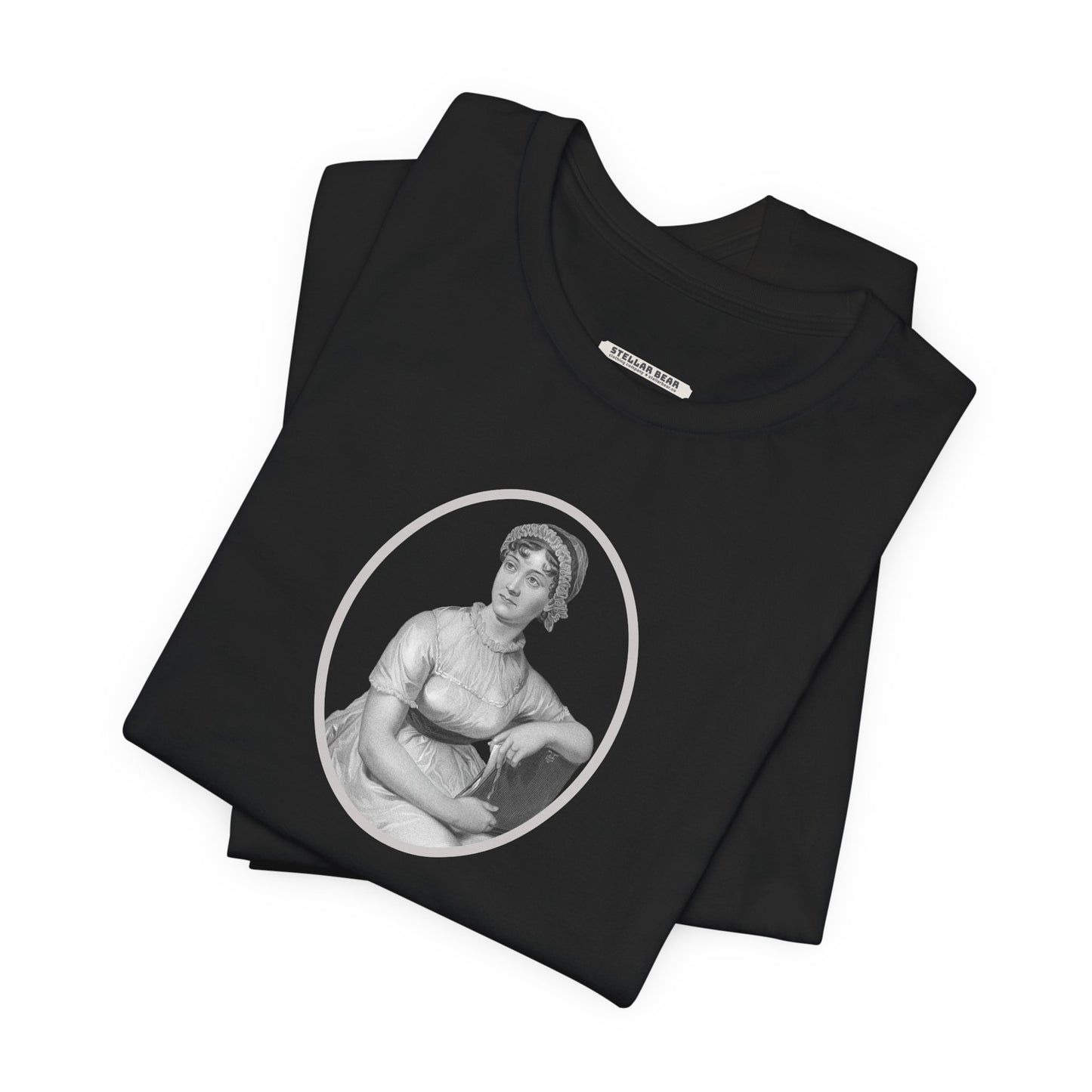 Jane Austen Portrait Vintage Graphic T-Shirt