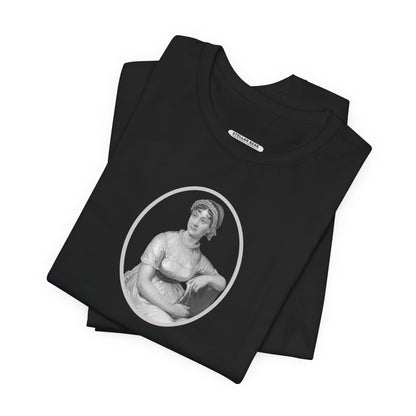 Jane Austen Portrait Vintage Graphic T-Shirt