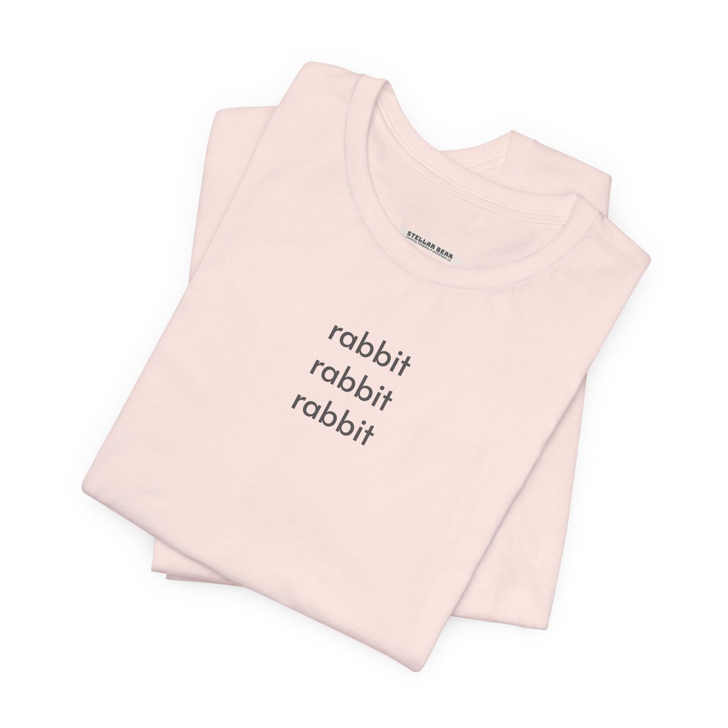 Rabbit Rabbit Rabbit Minimalist Style T-Shirt