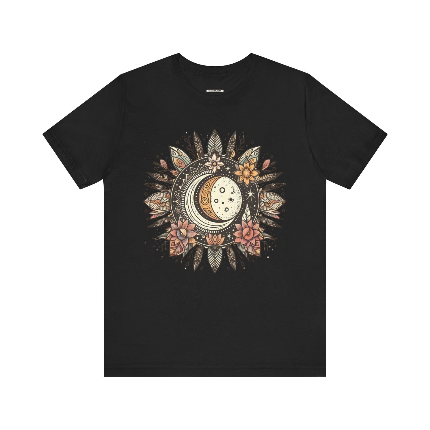 Sun and Moon Floral Graphic T-Shirt
