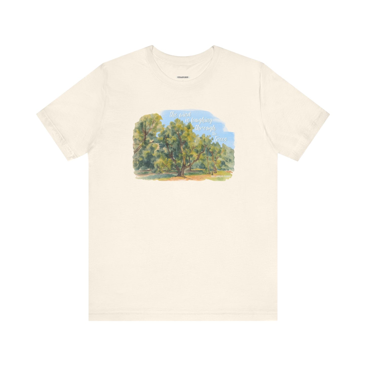 The Wind is Laughing Through the Trees Graphic T-Shirt (Paul Laurence Dunbar)
