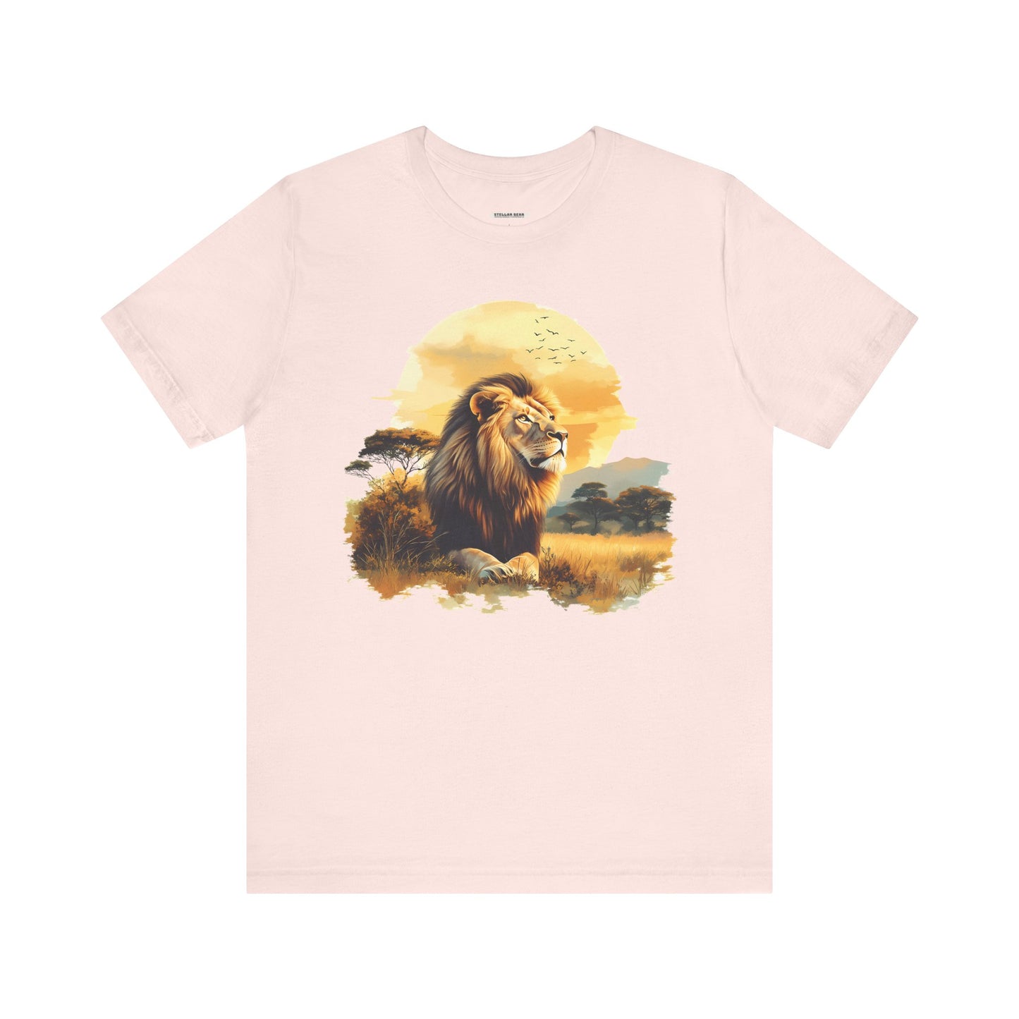 Lion Looking Graphic T-Shirt