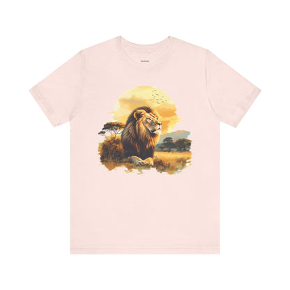 Lion Looking Graphic T-Shirt