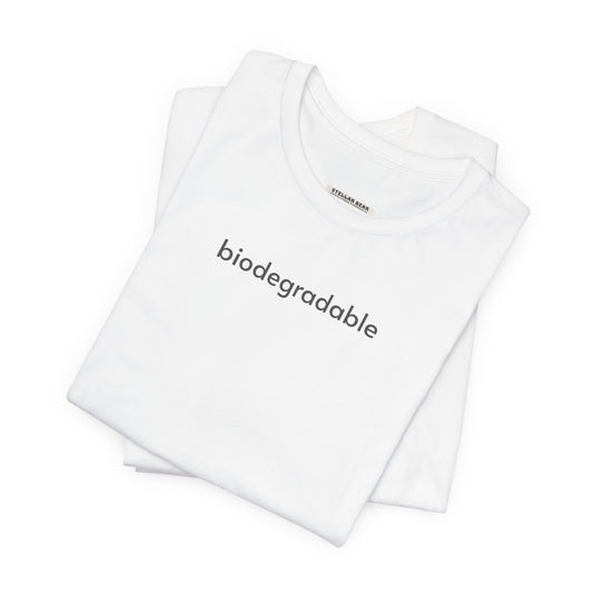 Biodegradable Minimalist Style T-Shirt