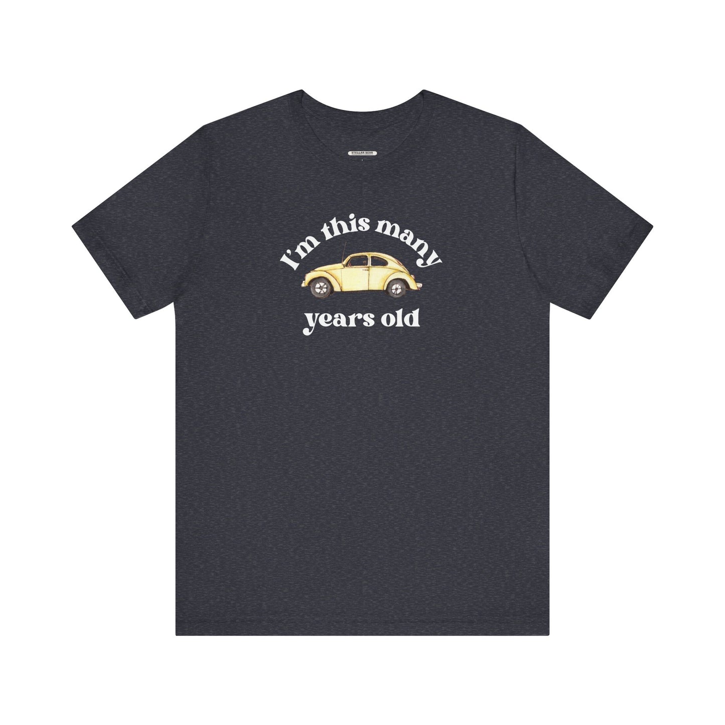 I'm This Many Years Old (Car) Graphic T-Shirt