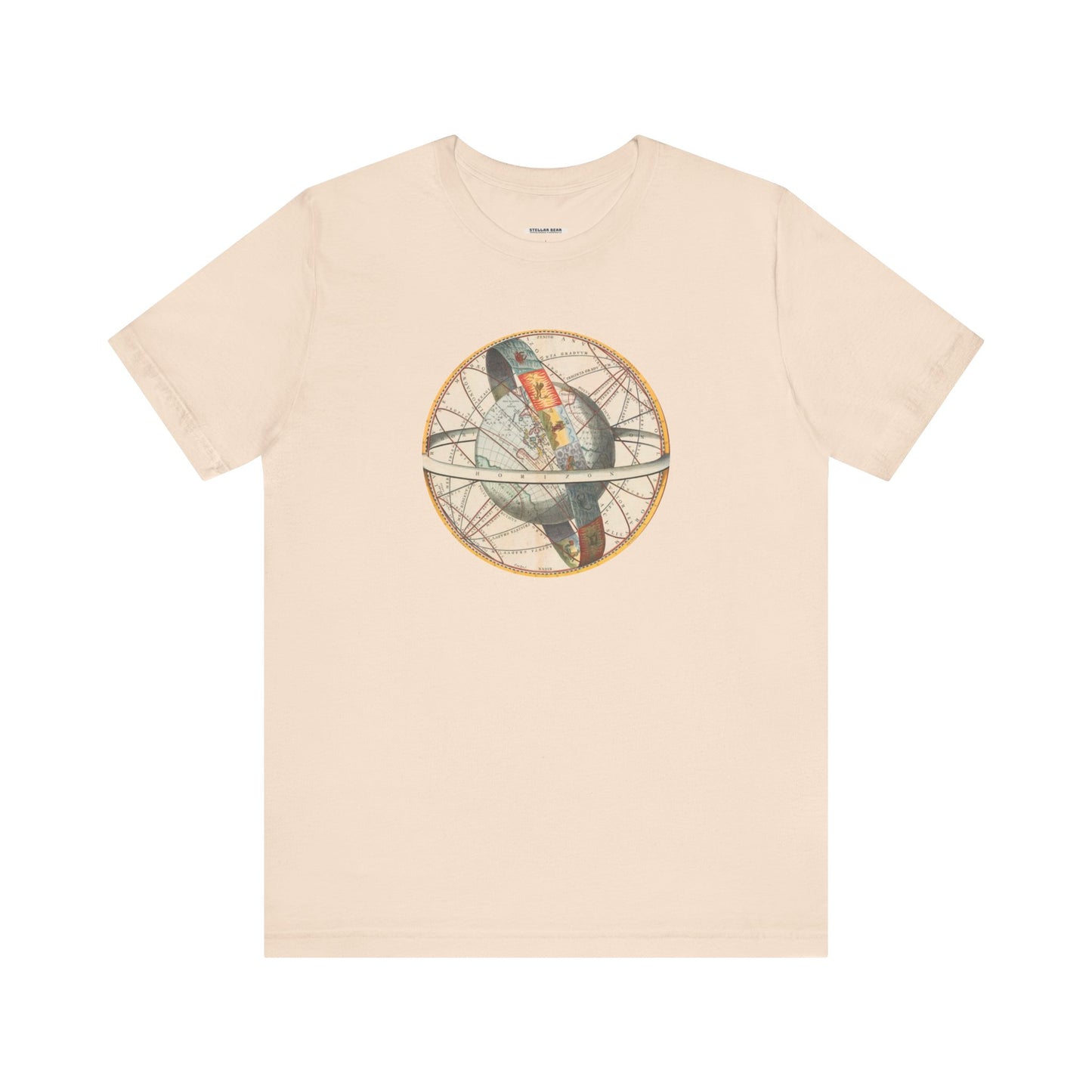 Ptolemaic View of the Universe Illustration 1660 Vintage Graphic T-Shirt
