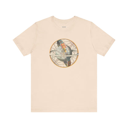 Ptolemaic View of the Universe Illustration 1660 Vintage Graphic T-Shirt