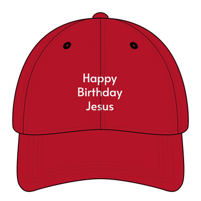 Happy Birthday Jesus Minimalist Style Cap