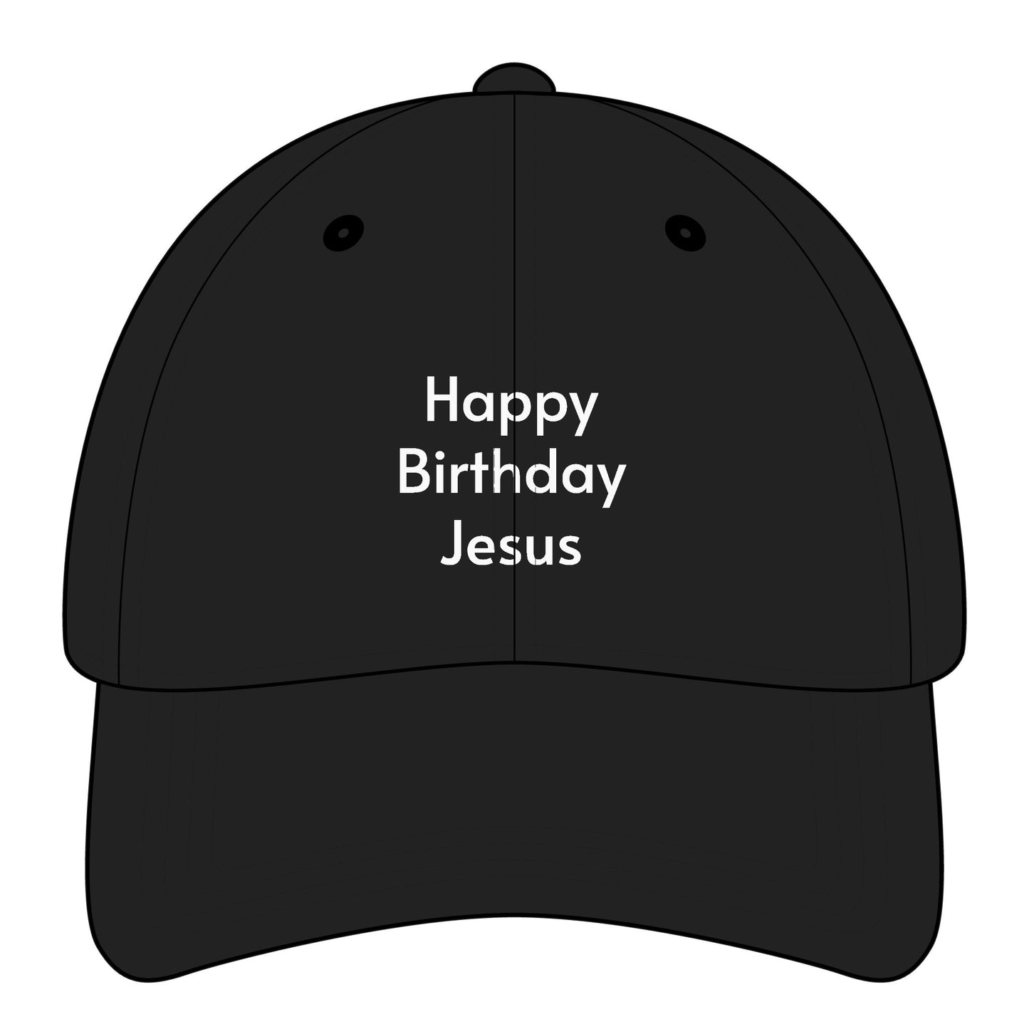 Happy Birthday Jesus Minimalist Style Cap