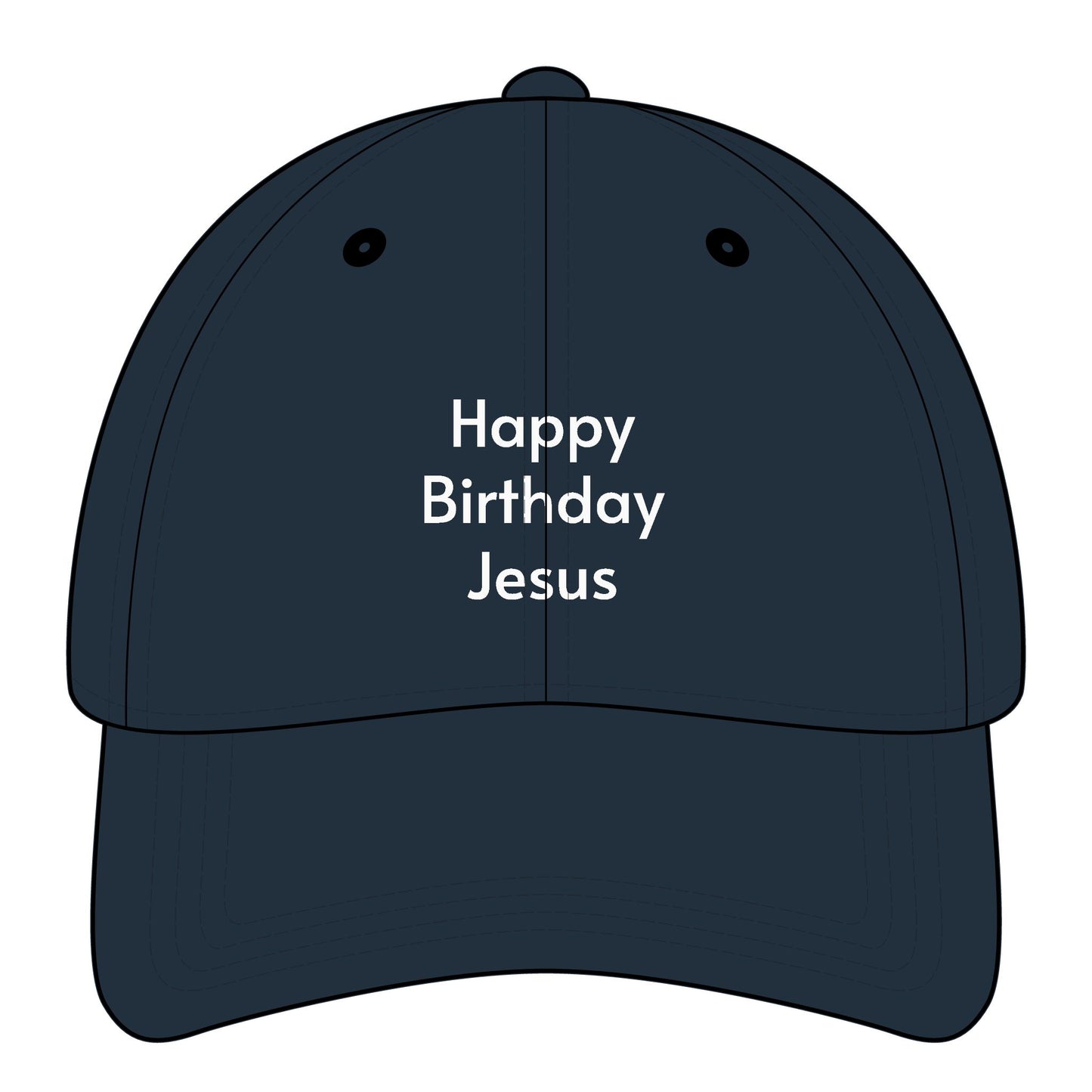 Happy Birthday Jesus Minimalist Style Cap