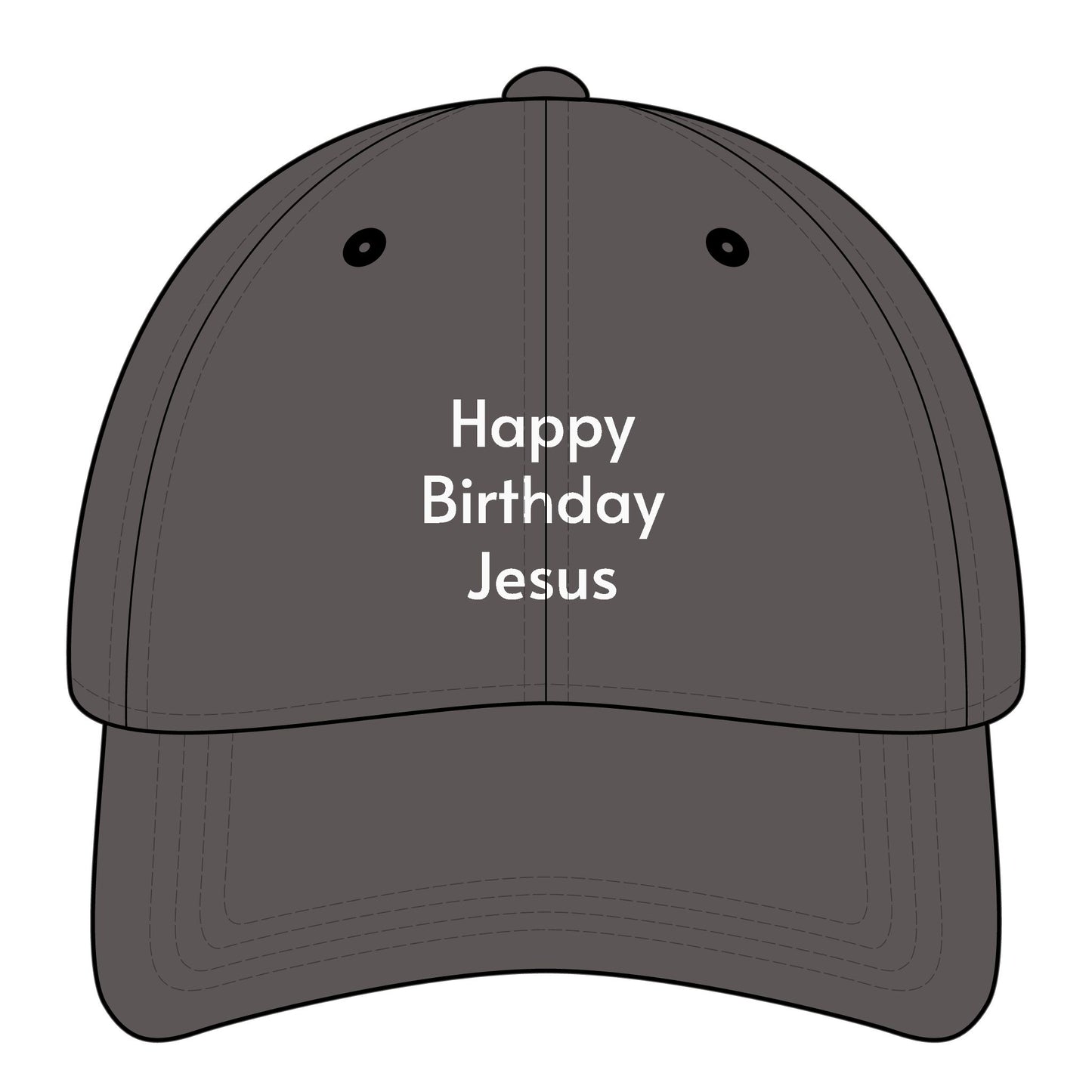 Happy Birthday Jesus Minimalist Style Cap