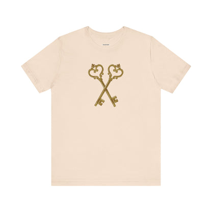 Old Keys Crossed Vintage Objects Graphic T-Shirt
