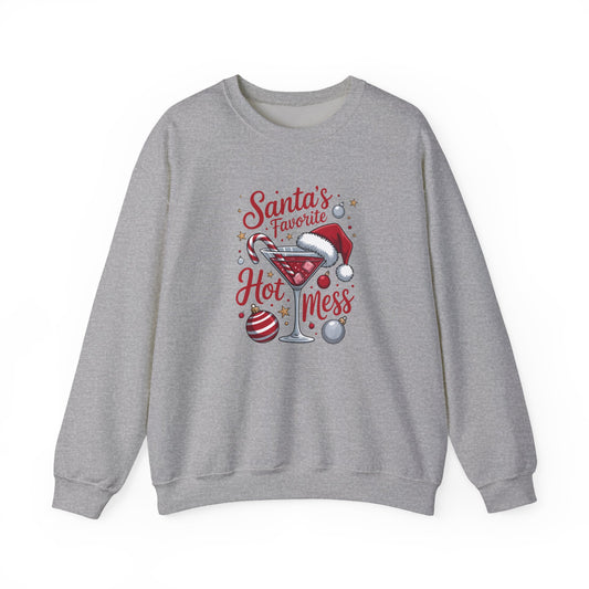 Santa's Favorite Hot Mess Graphic Sweatshirt