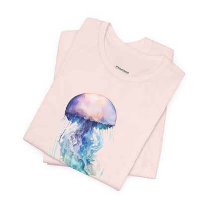 Jellyfish Lavender Green Graphic T-Shirt
