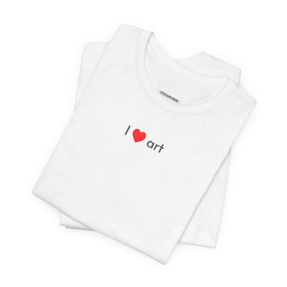 I Love Art Minimalist Style T-Shirt