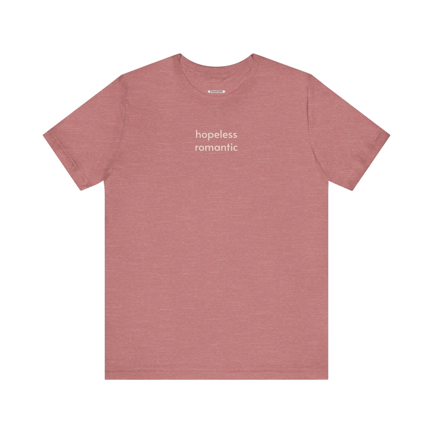 Hopeless Romantic Minimalist Style T-Shirt