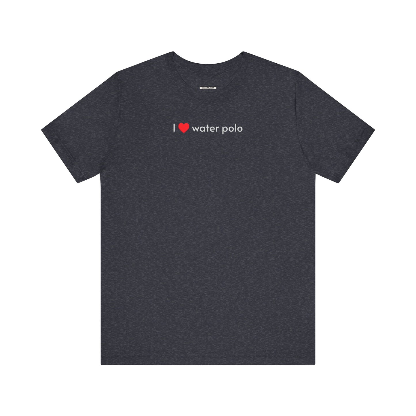 I Love Water Polo Minimalist Style T-Shirt