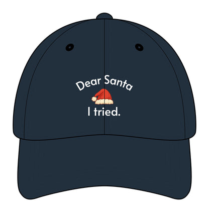 Dear Santa I Tried Minimalist Style Cap