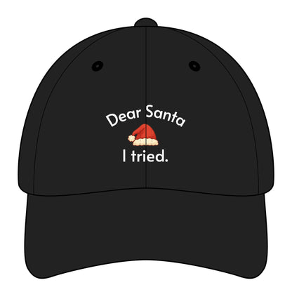 Dear Santa I Tried Minimalist Style Cap