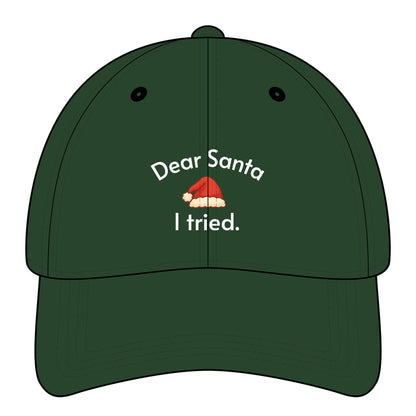 Dear Santa I Tried Minimalist Style Cap
