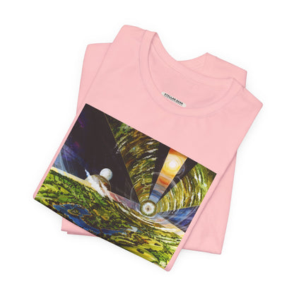 Space Colony's Windows, NASA 1970 Illustration Vintage Graphic T-Shirt