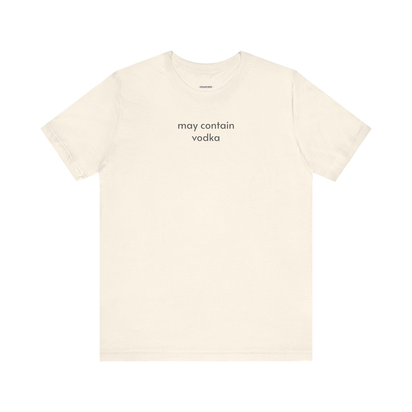 May Contain Vodka Minimalist Style T-Shirt