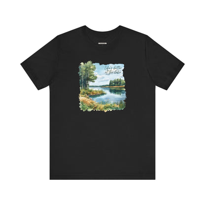 Life's Better at the Lake,  Spring Trees Graphic T-Shirt