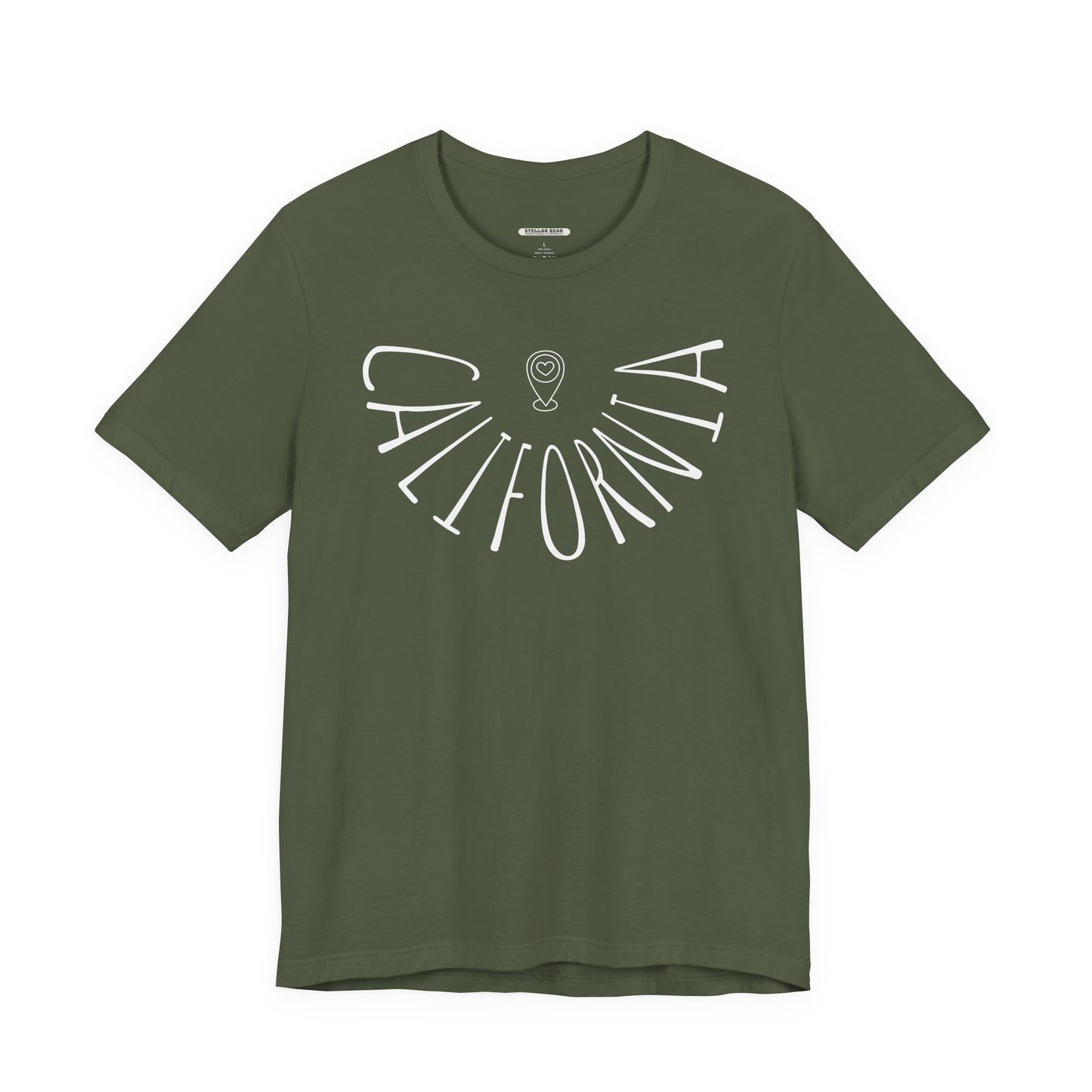 California Liquid Letters Graphic T-Shirt