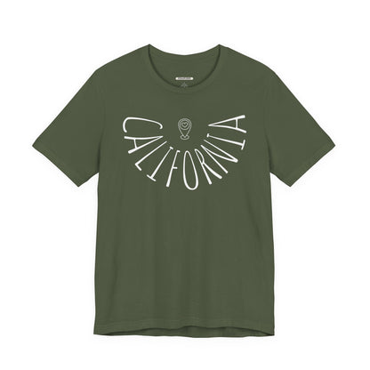 California Liquid Letters Graphic T-Shirt