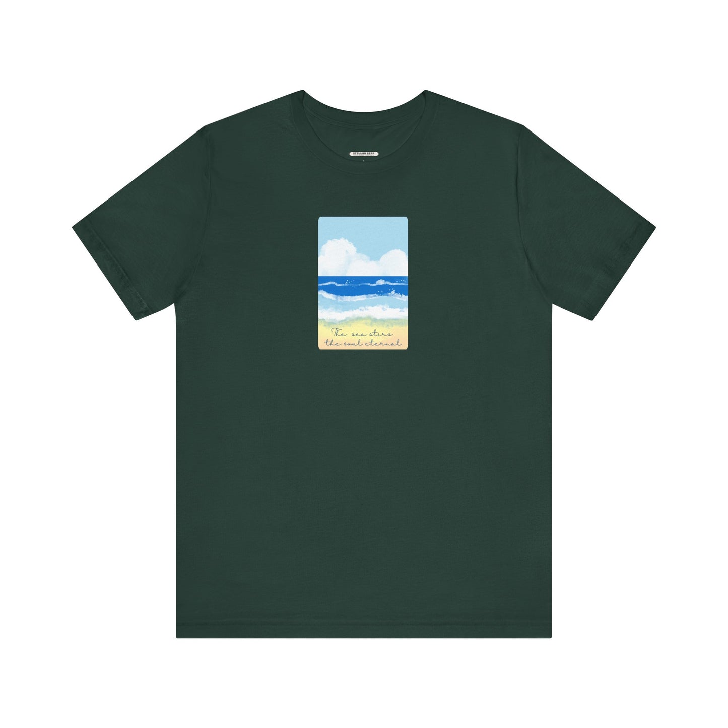 The Sea Stirs the Soul Eternal Graphic T-Shirt