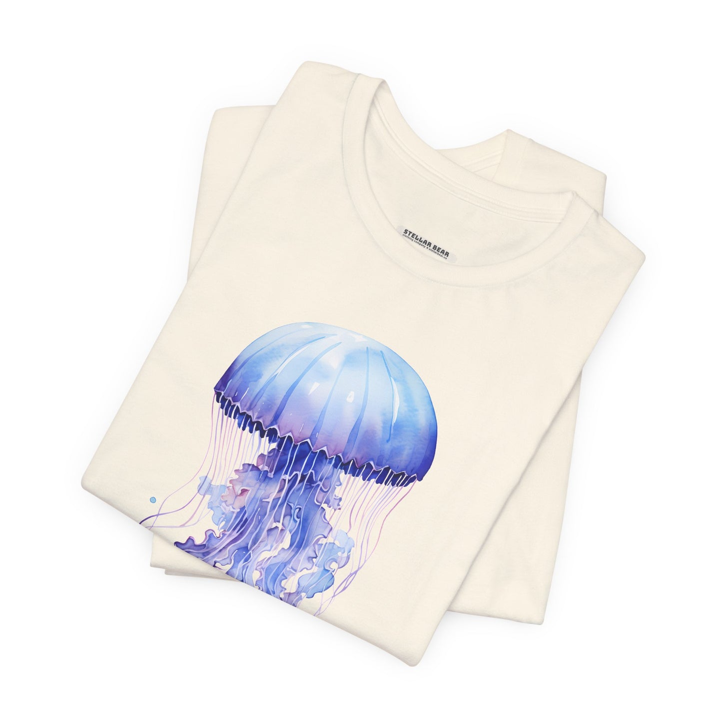 Jellyfish Lavender Blue Graphic T-Shirt