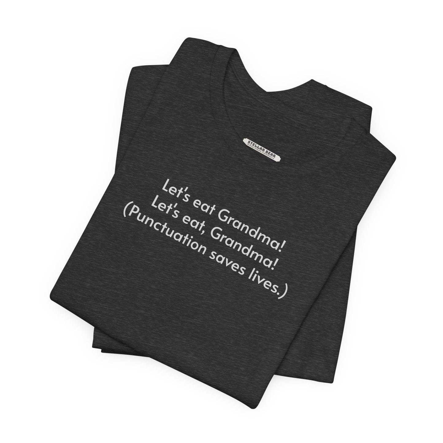 Punctuation Saves Lives Minimalist Style T-Shirt