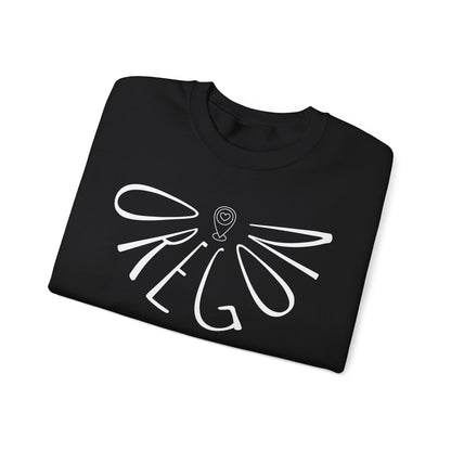 Oregon Liquid Letters Graphic Sweatshirt