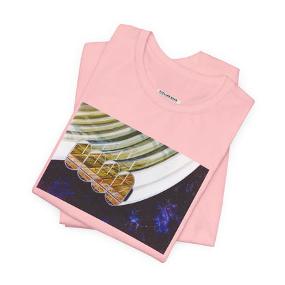 Space Colony Agricultural Modules, NASA 1970 Illustration Vintage Graphic T-Shirt