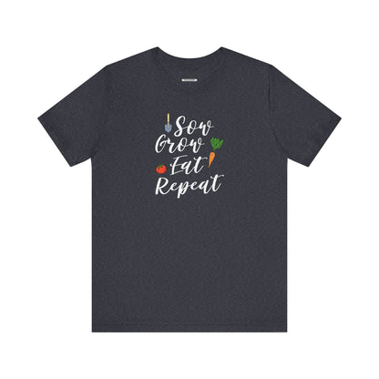 Sow Grow Eat Repeat Graphic T-Shirt