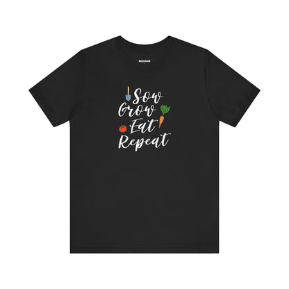 Sow Grow Eat Repeat Graphic T-Shirt