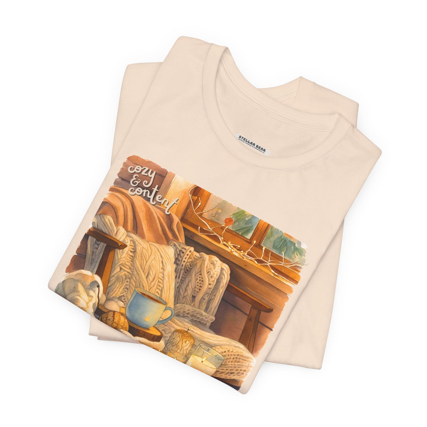 Cozy & Content Graphic T-Shirt
