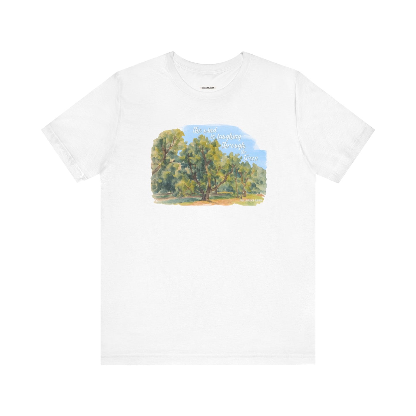 The Wind is Laughing Through the Trees Graphic T-Shirt (Paul Laurence Dunbar)