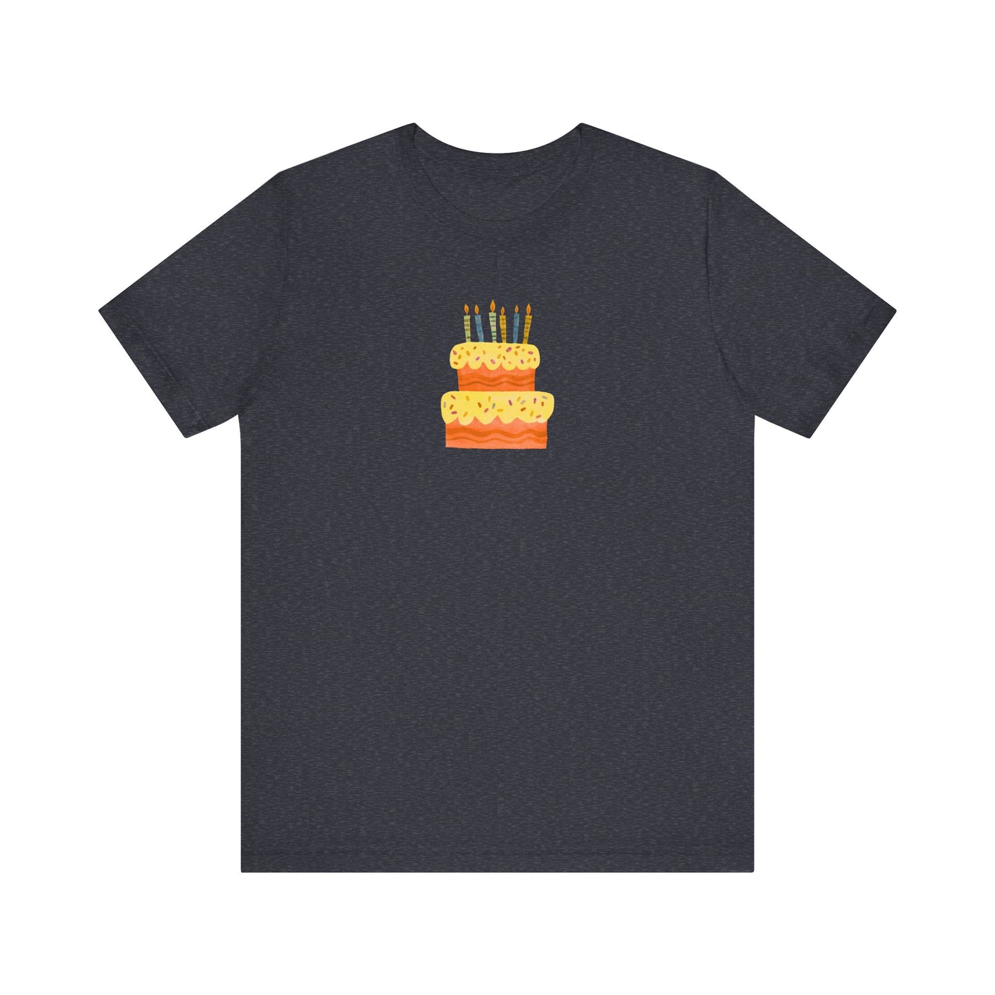 Birthday Cake Graphic T-Shirt