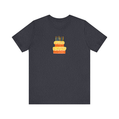 Birthday Cake Graphic T-Shirt