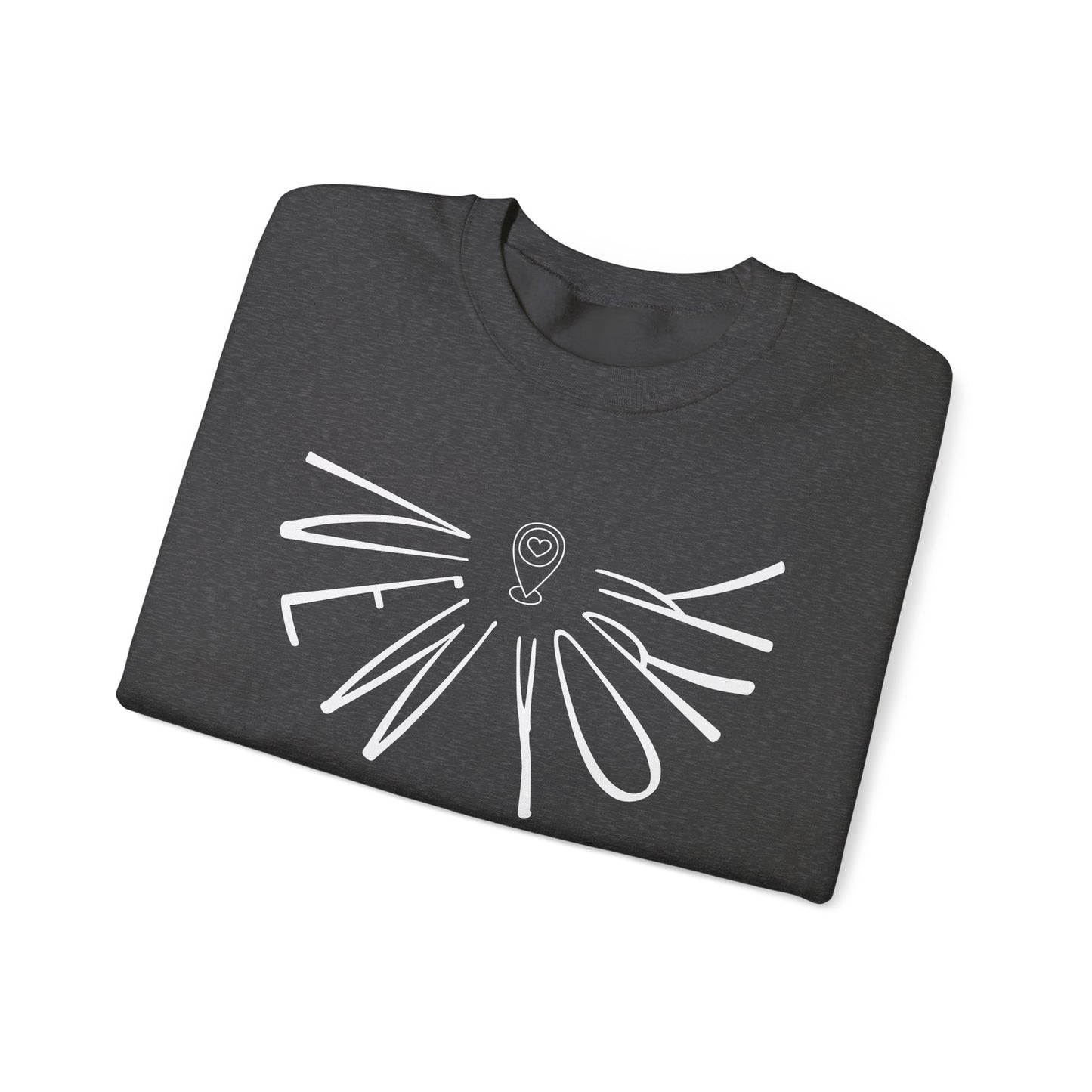 New York Liquid Letters Graphic Sweatshirt