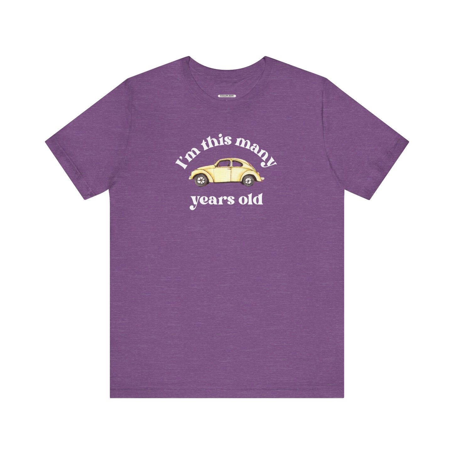 I'm This Many Years Old (Car) Graphic T-Shirt