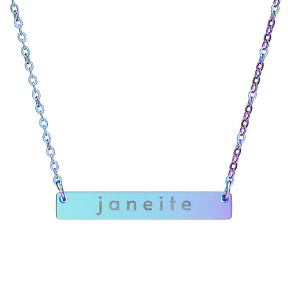 Janeite Bar Necklace