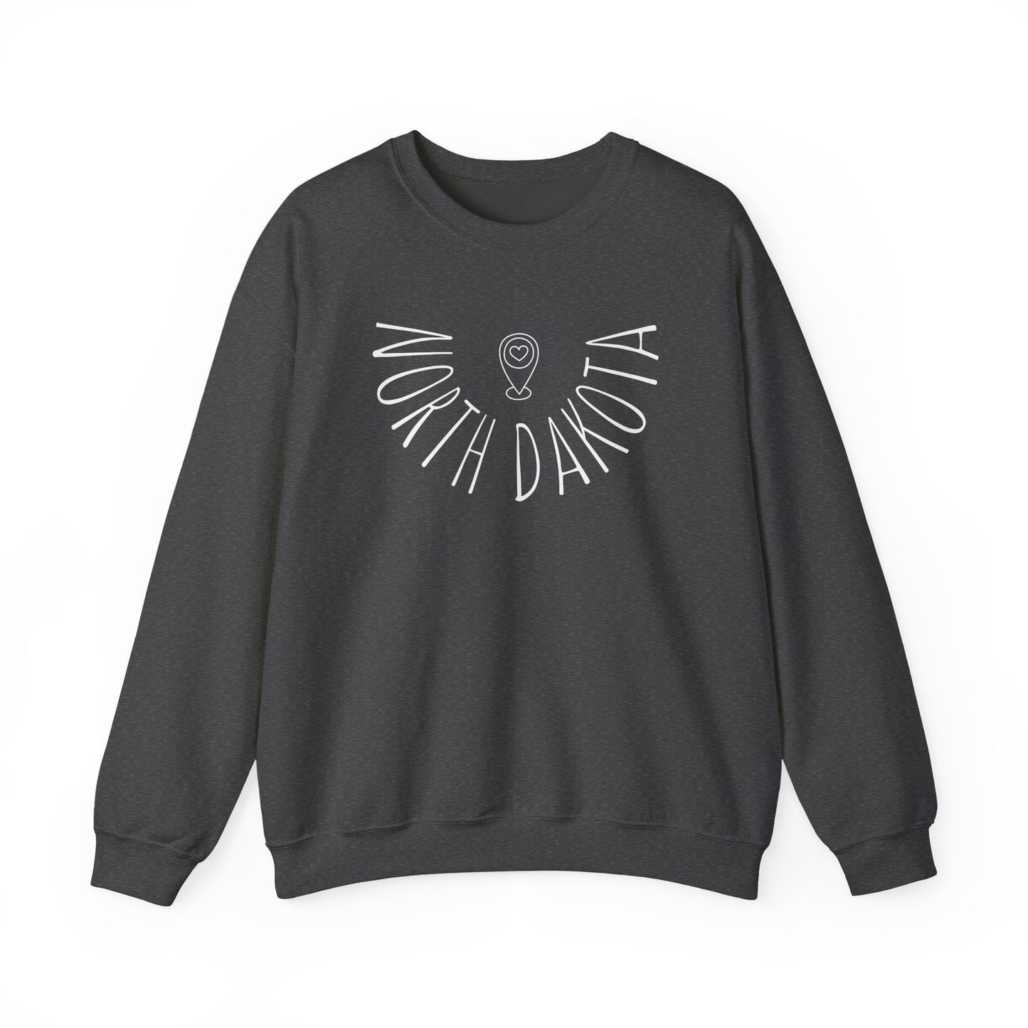 North Dakota Liquid Letters Graphic Sweatshirt