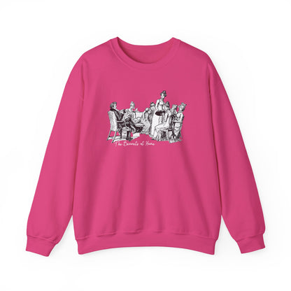 The Bennets at Home, Illustration 1894 Vintage Graphic Sweatshirt (Jane Austen)