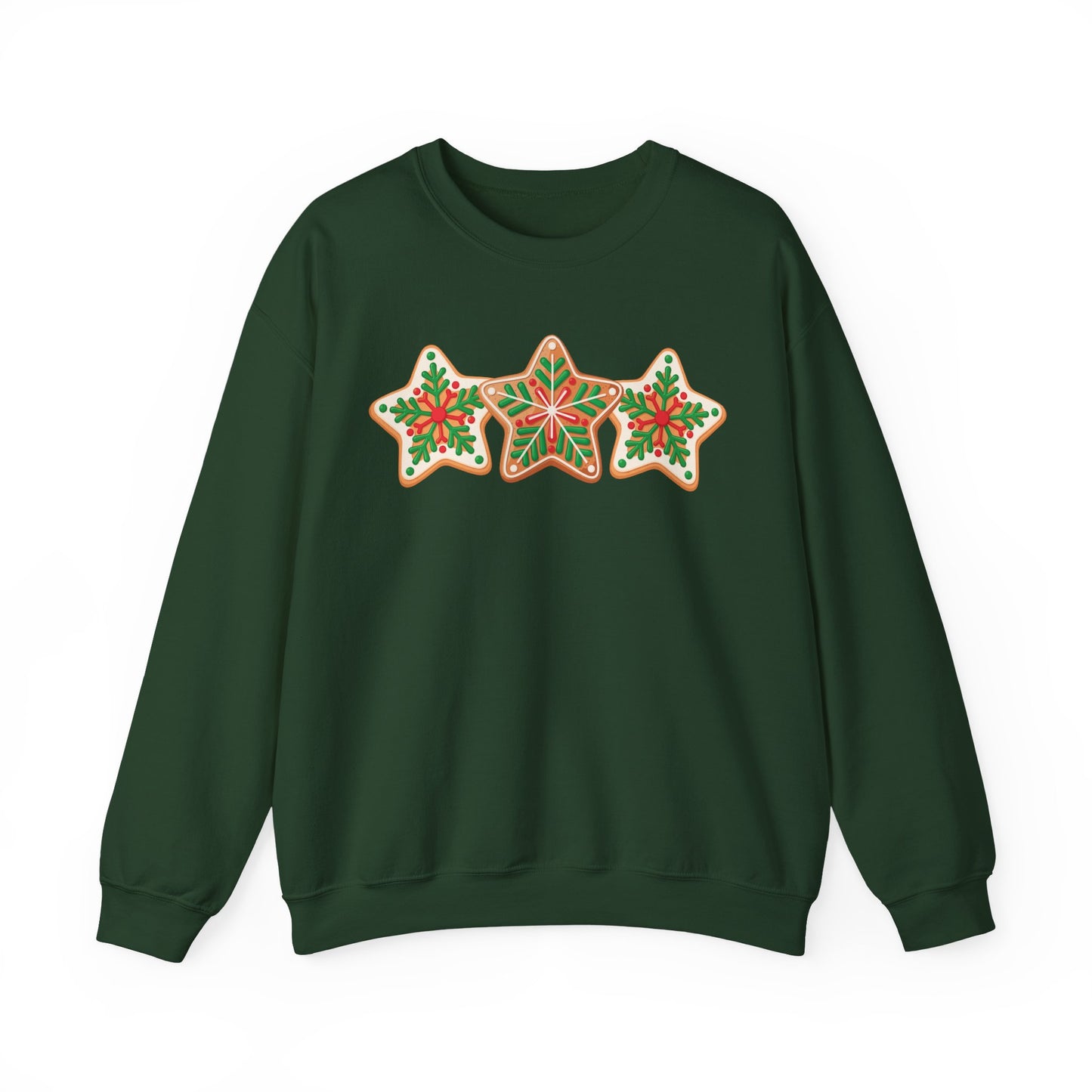 Christmas Star Cookies Graphic Sweatshirt