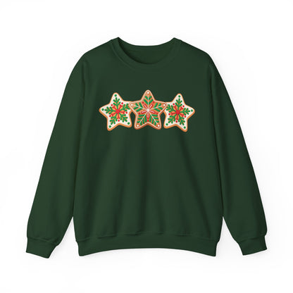 Christmas Star Cookies Graphic Sweatshirt
