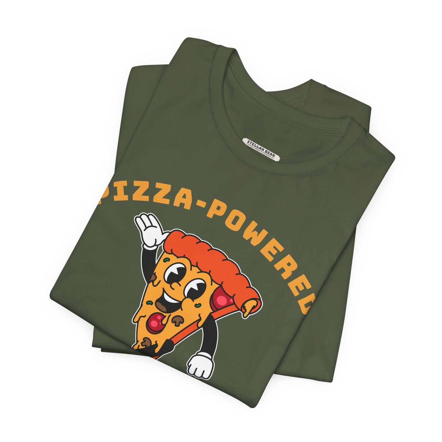 Pizza-Powered Graphic T-Shirt