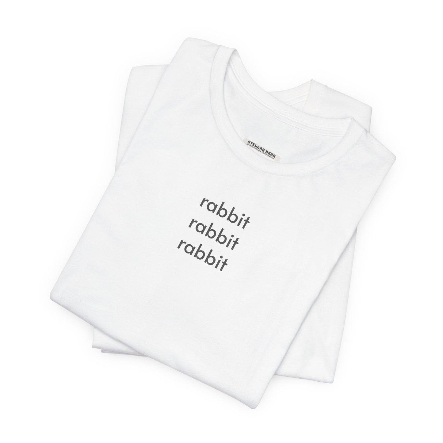 Rabbit Rabbit Rabbit Minimalist Style T-Shirt