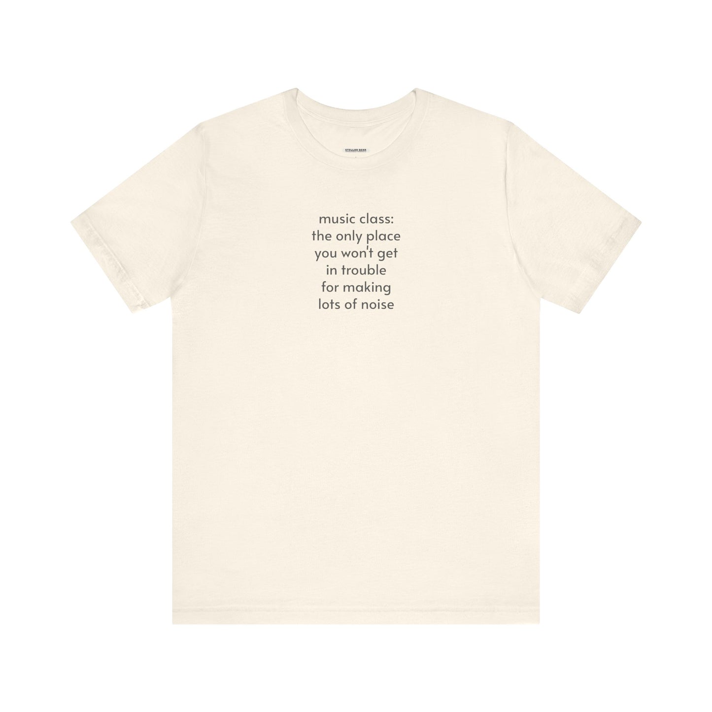 Music Class Make Noise Minimalist Style T-Shirt